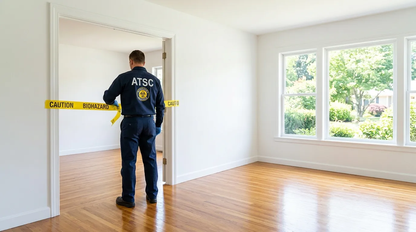 Certified biohazard cleanup crew performing Trauma Scene Cleanup in Brighton Beach