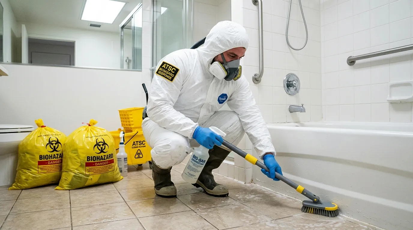 Decontamination equipment deployed for Blood Cleanup in Brighton Beach